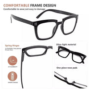 eyekeeper.com 5 Pack Stylish Rectangle Reading Glasses R2109 Eyeglasses