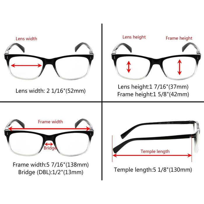 Eyekeeper - 5 Pack Stylish Reading Glasses R150