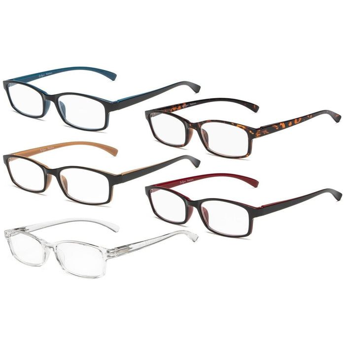 Eyekeeper - 5 Pack Stylish Reading Glasses R177