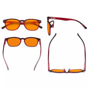 eyekeeper.com 5 Pack Stylish Style Blue Light Blocking Reading Glasses DS079 Eyeglasses