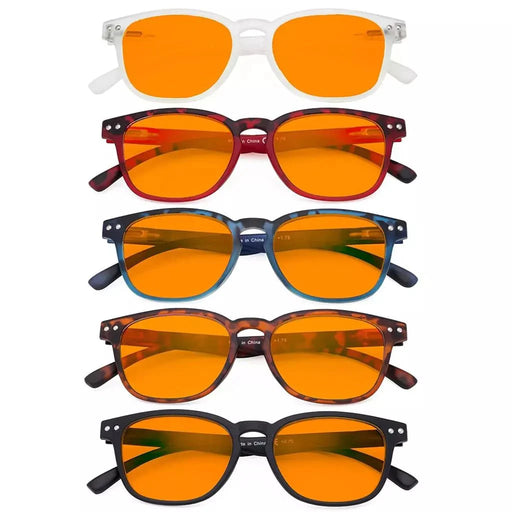 eyekeeper.com 5 Pack Stylish Style Blue Light Blocking Reading Glasses DS079 Eyeglasses