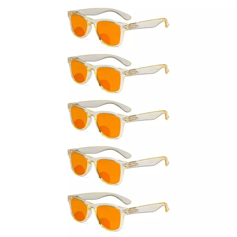 eyekeeper.com 5 Pack Thick Bifocal Blue Light Blocking Reading Glasses DSS027 Eyeglasses