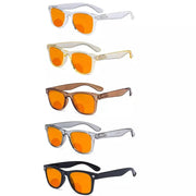 eyekeeper.com 5 Pack Thick Bifocal Blue Light Blocking Reading Glasses DSS027 Eyeglasses