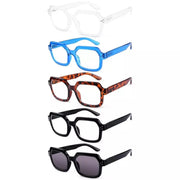 eyekeeper.com 5 Pack Trendy Reading Glasses Polygon Readers R2130 Eyeglasses