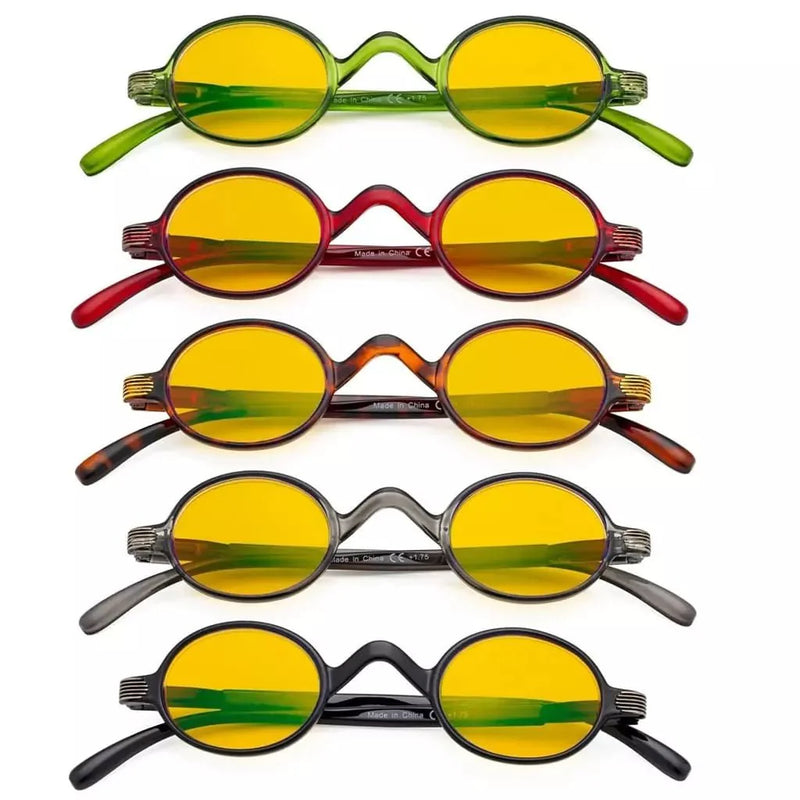 eyekeeper.com 5 Pack Vintage Blue Light Blocking Reading Glasses HPR077X Eyeglasses
