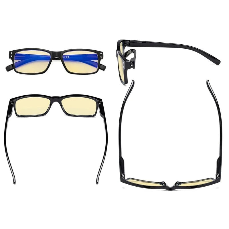 eyekeeper.com 5 Pack Vintage Blue Light Blocking Reading Glasses TMCG032 Eyeglasses