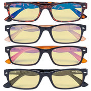 eyekeeper.com 5 Pack Vintage Blue Light Blocking Reading Glasses TMCG055 Eyeglasses