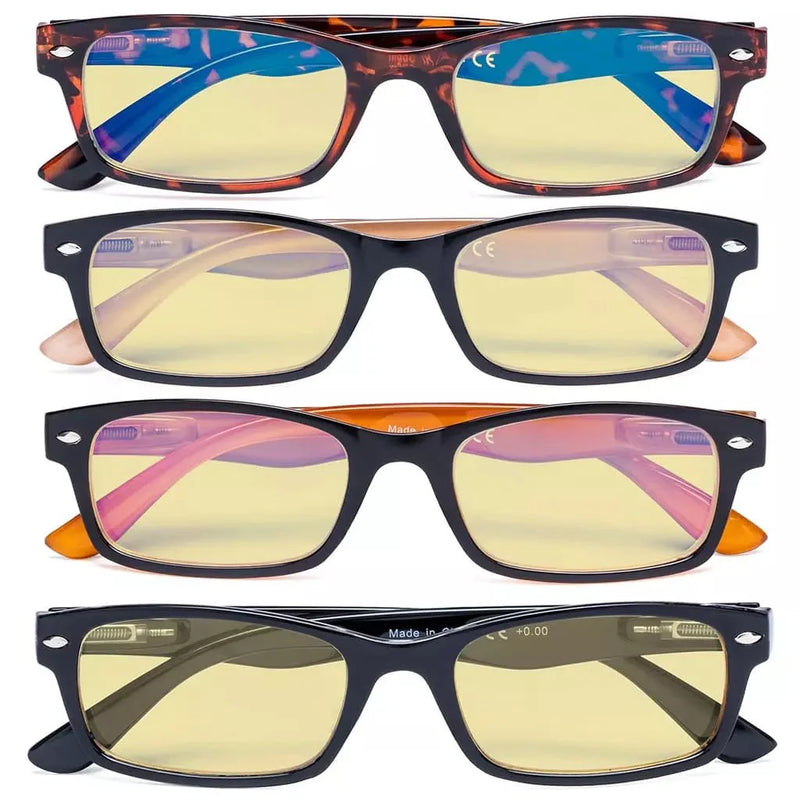 eyekeeper.com 5 Pack Vintage Blue Light Blocking Reading Glasses TMCG055 Eyeglasses