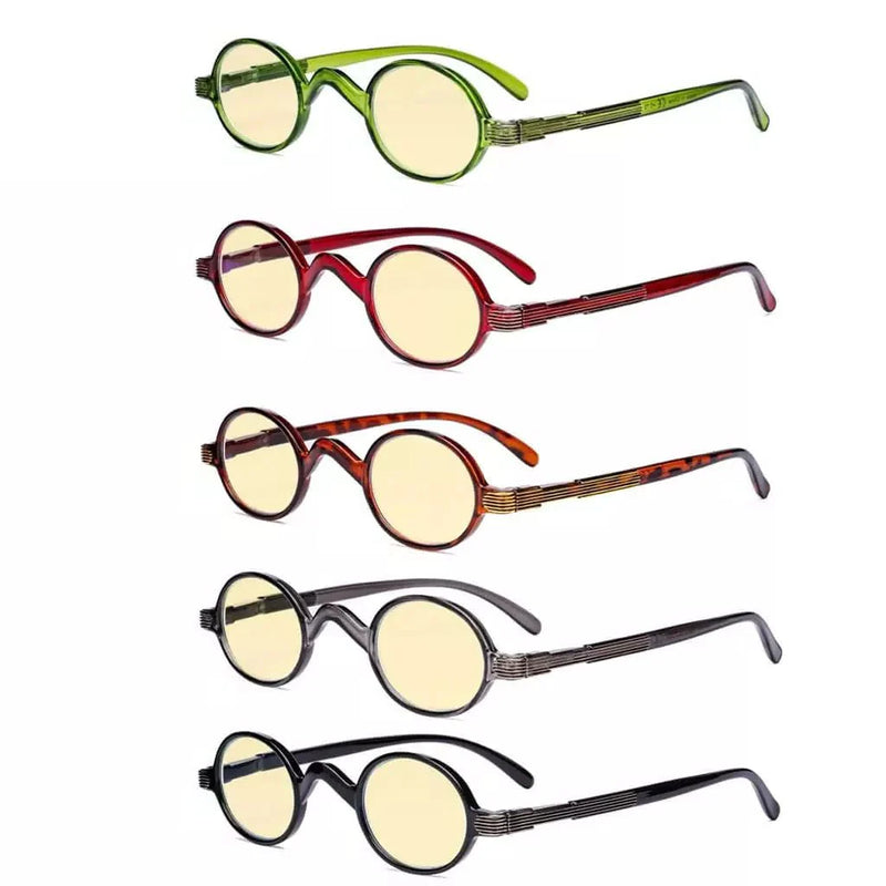 eyekeeper.com 5 Pack Vintage Blue Light Blocking Reading Glasses TMR077X Eyeglasses