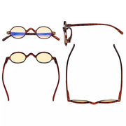 eyekeeper.com 5 Pack Vintage Blue Light Blocking Reading Glasses TMR077X Eyeglasses