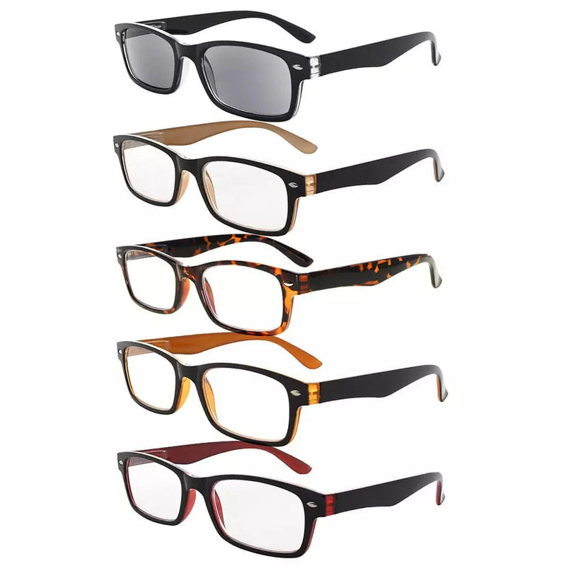 eyekeeper.com 5 Pack Vintage Classic Reading Glasses R055 Eyeglasses