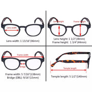eyekeeper.com 5 Pack Vintage Pattern Design Reading Glasses R124F Eyeglasses