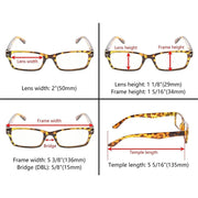 eyekeeper.com 5 Pack Vintage Reading Glasses R055 Eyeglasses