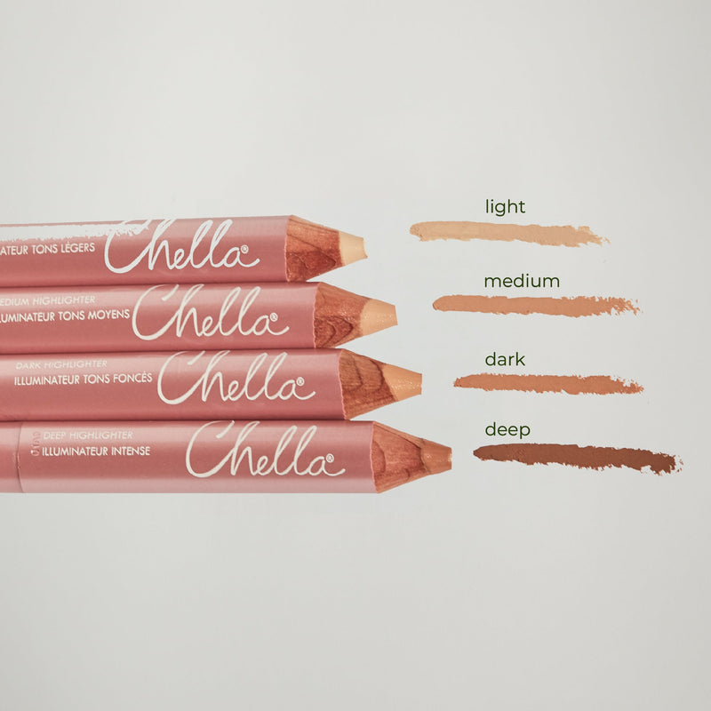 Chella highlighter pencil Brow & Eye Light Gray Light,Medium,Dark,Deep