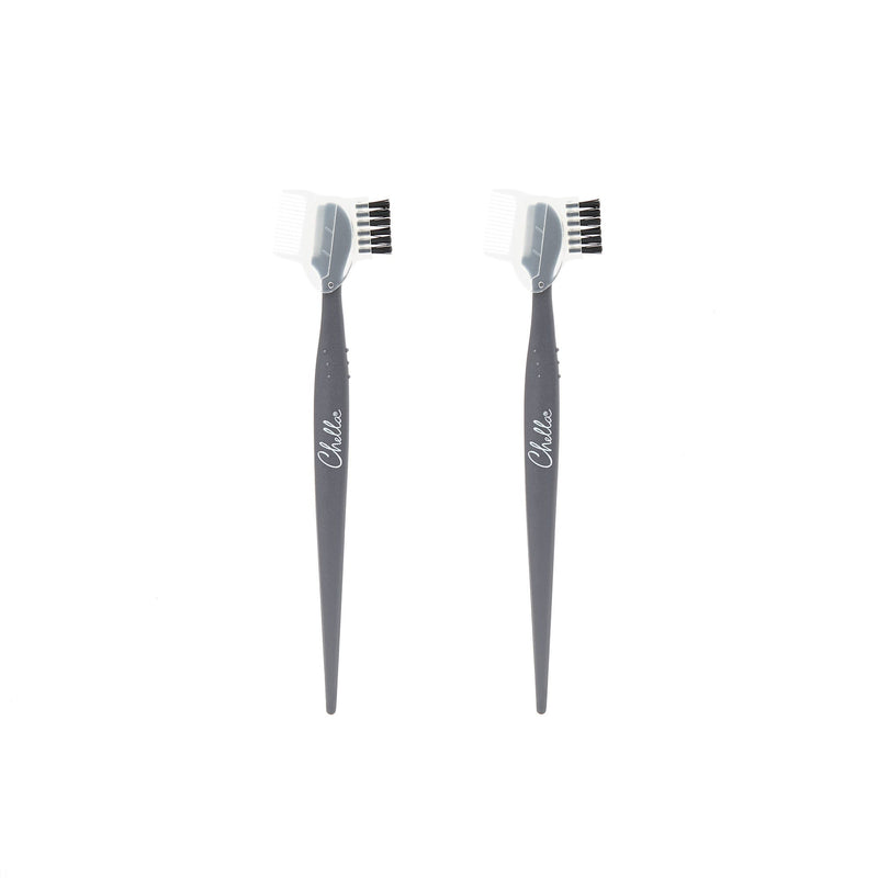 Chella razor with brush and comb cap 2pk Brow & Eye