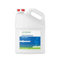 Rx Destroyer Rx Destroyer For LIQUIDS Pro Series, 1 Gallon Bottles W/ Hardener Pouches, With Tethered Cap & View Gauge And Mail Back Drug Disposal Program, 4/CS Medical Supplies