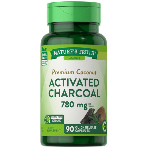 Nature's Truth Nature's Truth Activated Charcoal, Premium Coconut, 780 Mg, Capsules Vitamins & Supplements