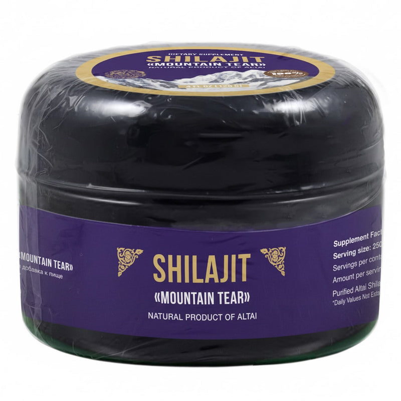 SiberianGreen.com Siberian "Mountain Tear" Pure Premium Sibirska Shilajit Mumijo Resin – 4oz (120ml) Body Wash