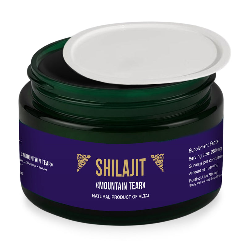 SiberianGreen.com Siberian "Mountain Tear" Pure Premium Sibirska Shilajit Mumijo Resin – 4oz (120ml) Body Wash