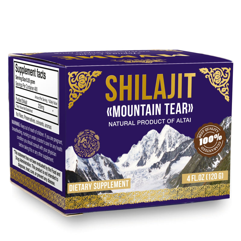 SiberianGreen.com Siberian "Mountain Tear" Pure Premium Sibirska Shilajit Mumijo Resin – 4oz (120ml) Body Wash