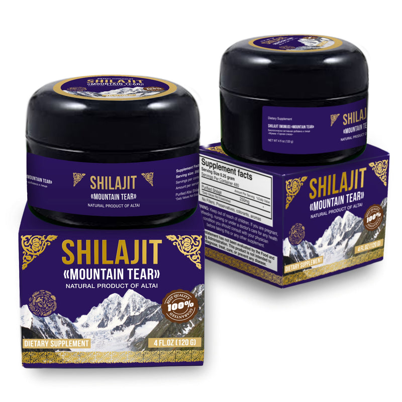 SiberianGreen.com Siberian "Mountain Tear" Pure Premium Sibirska Shilajit Mumijo Resin – 4oz (120ml) Body Wash