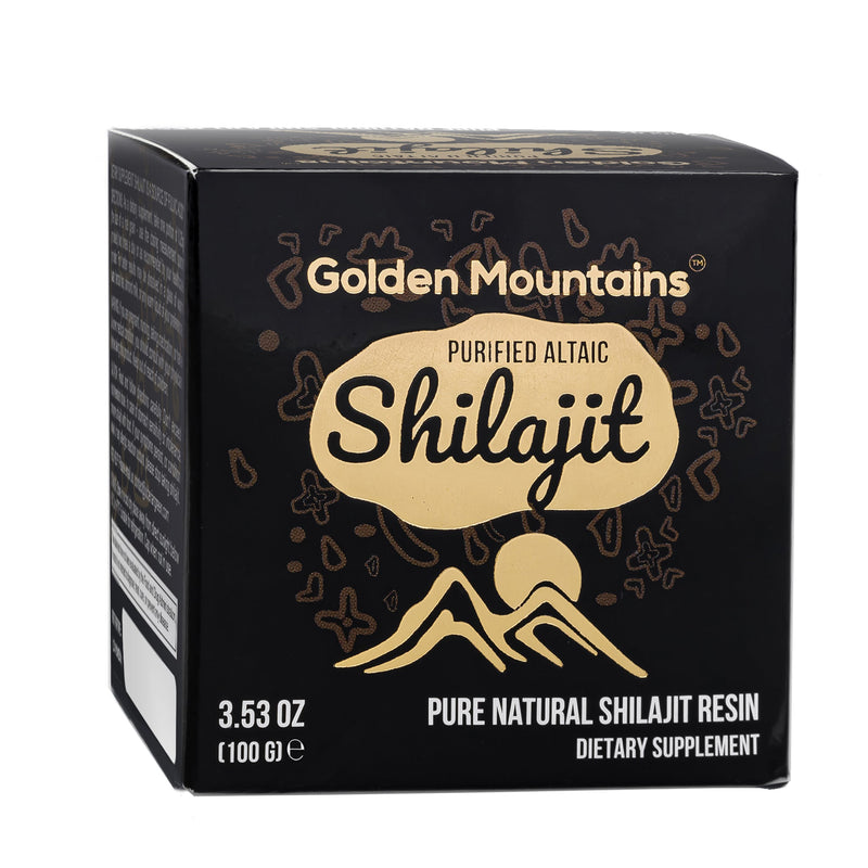 SiberianGreen.com Golden Mountains Shilajit Resin 100g: Pure Altai Mountains Shilajit by Siberian Green Body Wash