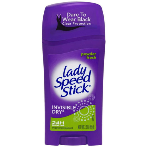 Lady Speed Stick Lady Speed Stick Invisible Dry Antiperspirant/Deodorant, Powder Fresh Deodorant Dark Slate Blue
