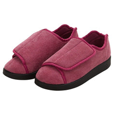 Silverts Silverts Slippers - Dusty Rose, Size 8 / 2X-Wide Shoes