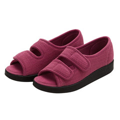 Silvert s Silvert s Womens Easy Closure Sandal For Indoors & Outdoors Rose Petal Medical Supplies