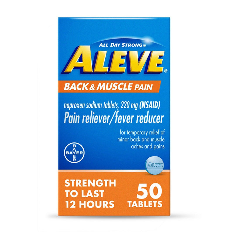 Aleve Back & Muscle Pain Relief Naproxen Sodium Tablets