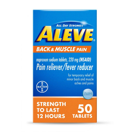 Aleve Back & Muscle Pain Relief Naproxen Sodium Tablets