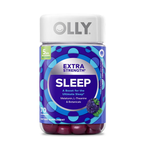 Olly Olly Extra Strength Sleep Gummies With 5mg Melatonin - Blackberry Zen Vitamins & Supplements