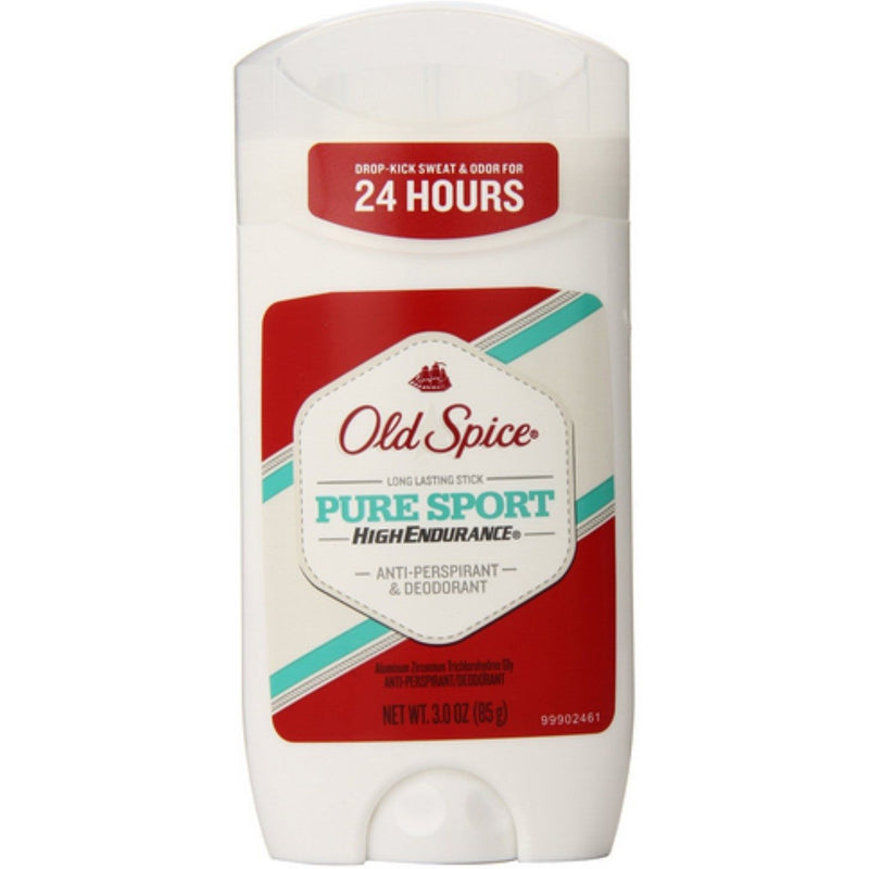 Old Spice Old Spice High Endurance Invisible Solid Antiperspirant Deodorant For Men Pure Sport Scent 3.0 Oz Deodorant
