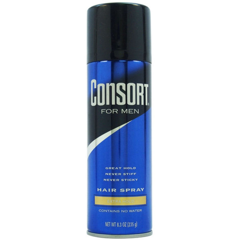 Consort Consort Hair Spray For Men, Extra Hold 8.30 Oz Hair Care Dark Slate Gray