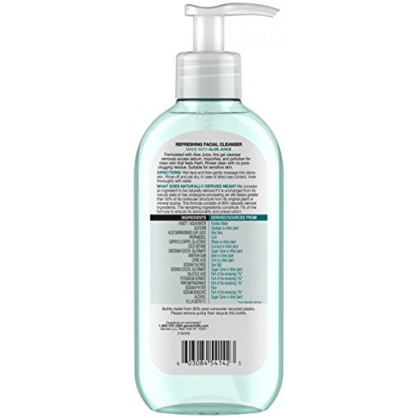Garnier Garnier SkinActive Refreshing Facial Cleanser, 6.7 Fl Oz Facial Cleansers