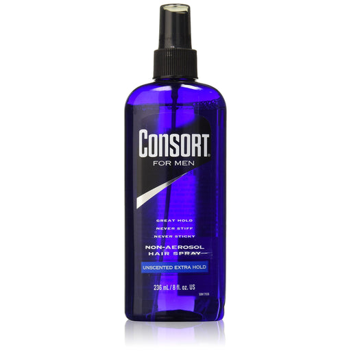 Consort Consort For Men Non-Aerosol Hair Spray Unscented Extra Hold Hair Care