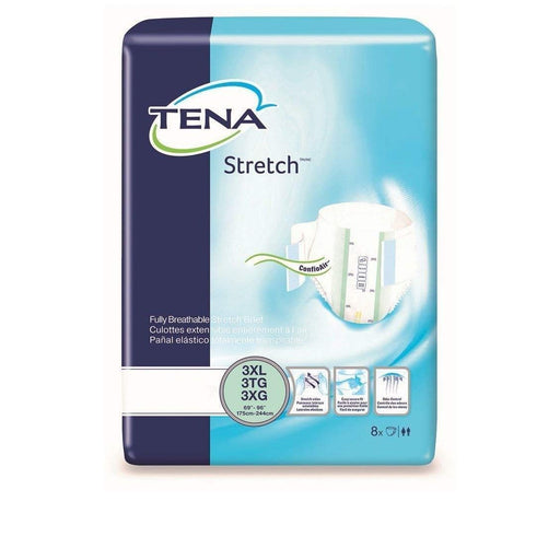 Tena Tena 3xl Stretch Bariatric Adult Heavy-absorbent Incontinence Brief Green Bicycle Shorts & Briefs