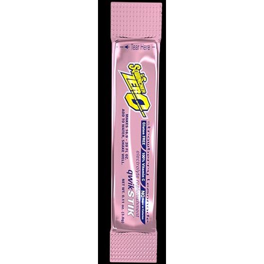 Sqwincher Sqwincher® Zero Qwik Stik® – Strawberry Lemonade Hydration Mix (120 per Case) Powdered Beverage Mixes