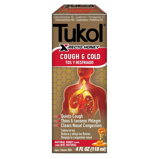Tukol Tukol Cough & Congestion, Ages 12+, Honey 4 Fl Oz Honey