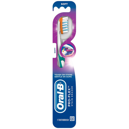 Oral-B Oral-B Pro Flex Stain Eraser Manual Toothbrush, Soft Toothbrushes