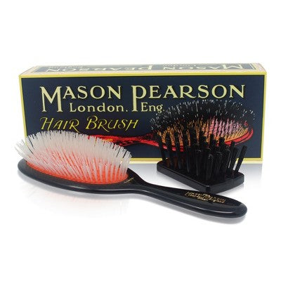 Mason Pearson Mason Pearson Gentle All Nylon Hair Brush Hair Care White Smoke