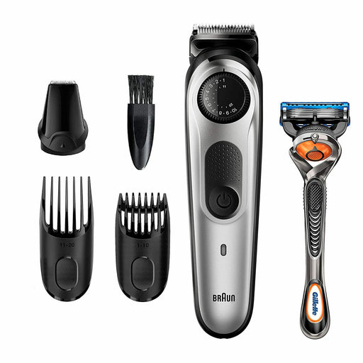 Braun Braun Beard Trimmer BT5260, Hair Clipper For Men, 39 Length Settings, Black/Silver Metal Hair Clippers & Trimmers