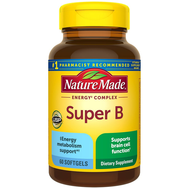 Nature Made Nature Made Super B Energy Complex Softgels - 60ct Vitamins & Supplements