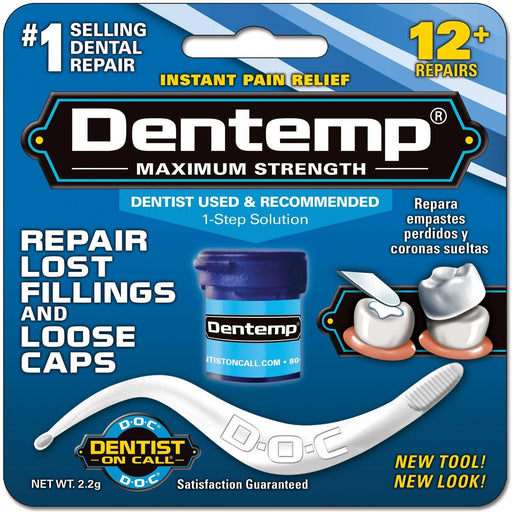 Dentemp Dentemp Maximum Strength Dental Repair 2.2 G Health & Beauty