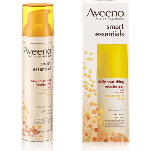 Aveeno Aveeno Smart Essentials Daily Nourishing Moisturizer With Sunscreen Broad Spectrum SPF 30-2.5 Oz Lotion & Moisturizer White Smoke