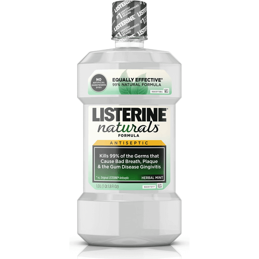 Listerine Listerine Naturals Herbal Mint Antiseptic Mouthwash - 1 L Mouthwash