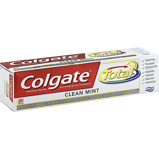 Colgate Colgate Total Anticavity Fluoride And Antigingivitis Toothpaste Clean Mint Paste Toothpaste