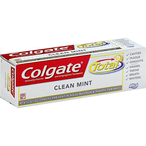 Colgate Colgate Total Anticavity Fluoride And Antigingivitis Toothpaste Mint Toothpaste