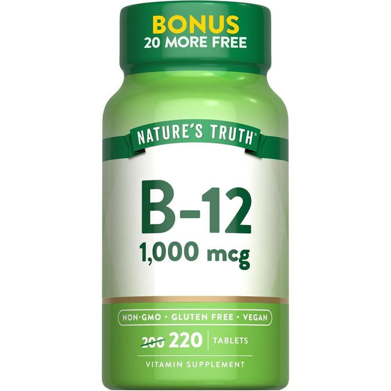Nature's Truth Nature's Truth Vitamin B-12 1,000 Mcg Tablets Vitamins & Supplements