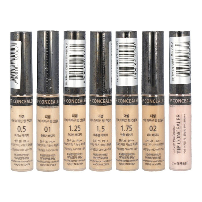 Dodoskin The Saem Cover Perfection Tip Concealer 6.5G (7 Shades)